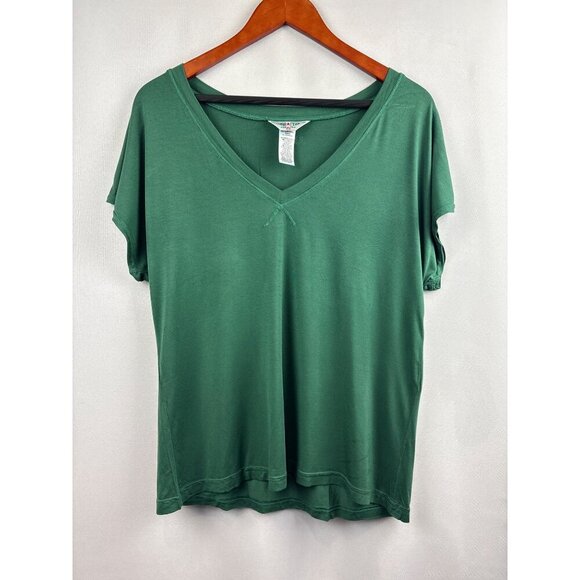 Women’s Hard Tail XS Green Short Sleeve Shirt - Picture 1 of 6